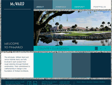 Tablet Screenshot of mcwardarchitects.com